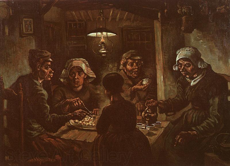 Vincent Van Gogh The Potato Eaters Germany oil painting art